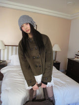 string knit beanie