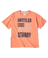 Untitled Starry Flag Cropped Short Sleeve Orange