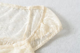 Deni Lace Ribbon Top