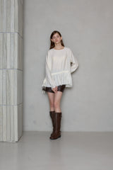FINE LONG BLOUSE