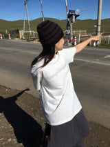 YWD ロゴTシャツ_ホワイト