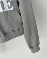 leopard print eye love oversized fit hoodie