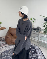 ラベドクロップソフトロングスリーブ