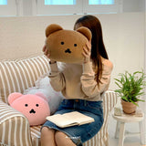 Chanibear Face Cushion (Brown)