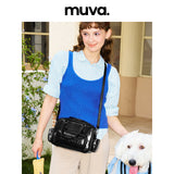 muva. Multi‑Wear Genuine‑Leather Handbag & Backpack, Large‑Capacity Travel Commuter Purse for Women, Autumn Winter, New Arrival Oct 14