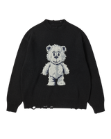 25FW ディストレスドベアウールニット