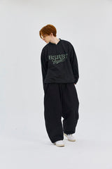 JS SKULL LOGO SUPER WIDE VENTILATION PANTS