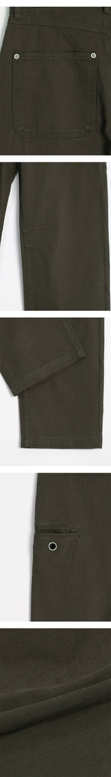 [Unisex] Islet cotton semi wide pants(3color)