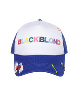 BBD アンカバーカラーズロゴトラッカーメッシュキャップ (ブルー)