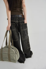 CASUAL SHOULDER BAG [BEIGE]