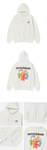 25SS CLAY ALIEN HOODIE IVORY