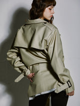 SHORT TRENCH COAT