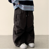 Lead Knee Pin Tuck Hem String Wide Pants
