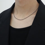 men's ネックレスビーディドチェーン_CLEF フィンガーボードネックレス