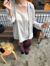 Cold hoodie blouse