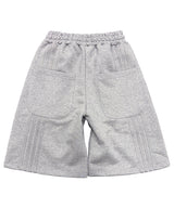 One-tuck Bermuda Pants Gray