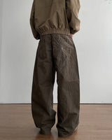 Spark Embroidery Dyed Pants