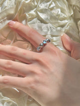 (Open Ring)Creamy Cabochon Ring