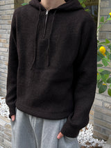Commute Cropped Hood Knit (M / L, 3 Colors)
