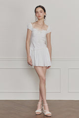 WENDY RIBBON DRESS white