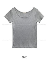 [1+1] Everyday U neck loose fit short sleeve T-shirt