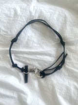 Bicotte Knot Strap Buckle Necklace