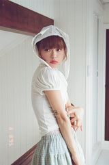 [pepe]check cotton skirt (green)