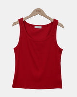 Elven U-Neck Ribbed Sleeveless Top