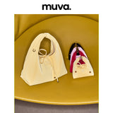 muva. スーパー ミニ トライアングル ライスボール バッグ クロスボディ ポーチ