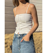 TWILL CORSET TOP