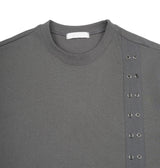 Mio Eyelet Crop Short Sleeve T-shirt