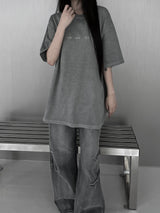 [unisex] pigment cross overfit short sleeve T (2color)