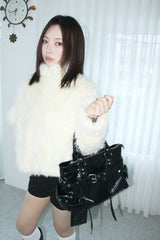 NOIR SOFT FUR JOGGER JK