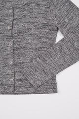 Vanilla slab snap cardigan