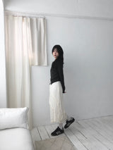 リーフロングタンクトップドレス
