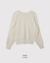 JF Slit Round Rib Loose Knit (5color)