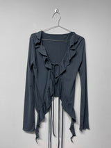 ボレーフリルカーディガン(3 color)