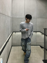 ゼイデストロイウォッシュドデニムパンツ