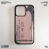 Dusty, Nostalgic Vibes Phone Case (DustyPink/CharcoalGray)