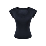 Aurelia Scoop Neck Slim T-Shirt