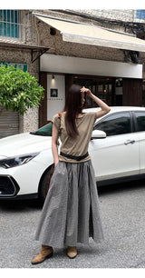 Khaki Collection オーバーサイズショルダー 半袖Tシャツ