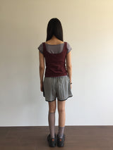 Peep Nylon Shorts (3color)