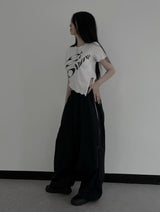 side zipper color pants (summer) (2color)