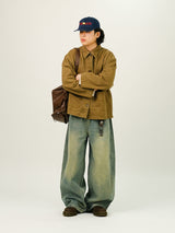 LA Oil Brushed Denim Pants