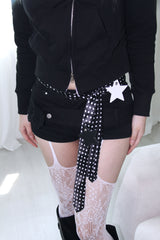 Belt Detail Span Shorts