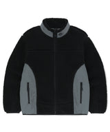 CURVED SHERPA FLEECE JACKET