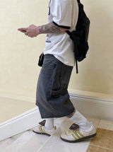 No.0814 stone carpenter denim SHORTS