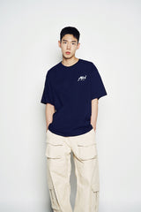 25SS ADLV エイリアン半袖Tシャツ ダークネイビー
