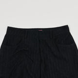 SHIRRING LONG PANTS BLACK