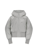 Reversible Check Padded Jacket / Grey